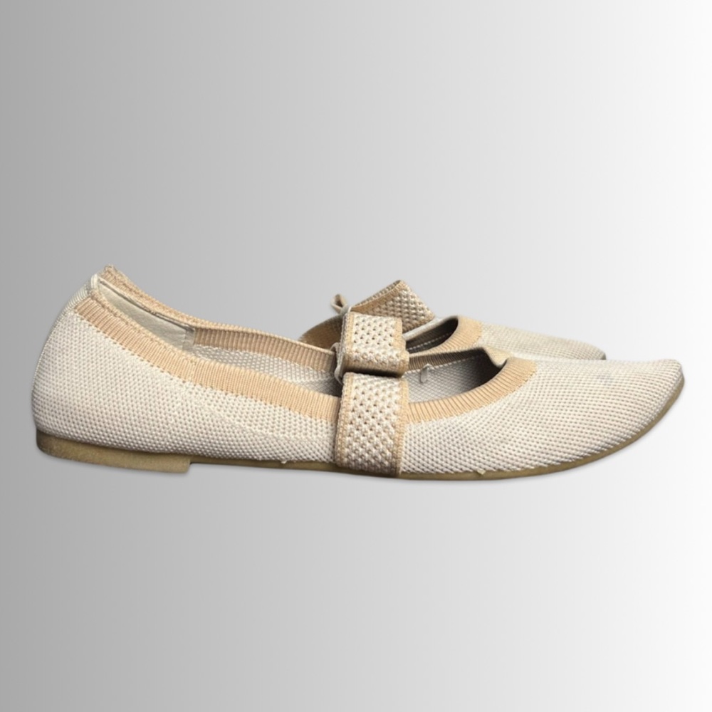 37. Rothy’s Style Off White Slip on Shoes, Top Bow, Adjustable Strap, Size 41. - Picture 3 of 8